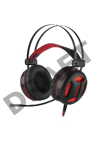 Гарнитура GAMING MINOS RED/BLACK REDRAGON 78368 DEFENDER