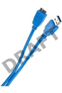 Кабель VCOM VUS7075-1.8M Кабель соединительный  USB3.0 Am-MicroBm 1,8m (VUS7075-1.8M)