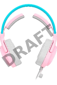 Наушники с микрофоном A4Tech Bloody G575 розовый/голубой (G575 /SKY PINK/ USB)