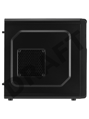 Корпус Aerocool Qs-180 черный без БП mATX 1x80mm 2xUSB2.0 1xUSB3.0 audio