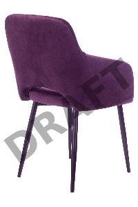 Кресло Бюрократ CH-380F сливовый Italia 23 на ножках металл черный