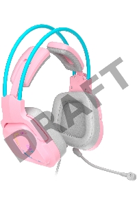 Наушники с микрофоном A4Tech Bloody G575 розовый/голубой (G575 /SKY PINK/ USB)