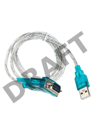 Кабель AM/Com port 9pin 1.2м VCOM адаптер USB -> RS232, DE9P (добавляет в систему новый COM порт), VUS7050
