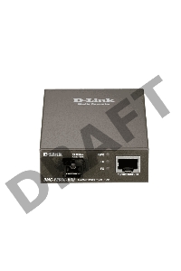 Сетевое оборудование D-Link DMC-F20SC-BXU/A1A WDM медиаконвертер с 1 портом 10/100Base-TX и 1 портом 100Base-FX с разъемом SC (ТХ: 1310 нм; RX: 1550 нм) для одномодового оптического кабеля (до 20 км)
