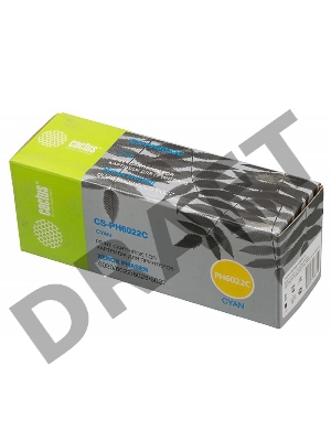 Тонер Картридж Cactus CS-PH6022C 106R02760 голубой для Xerox Phaser 6020/6022/WC6025/6027 (1000стр.)