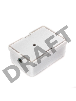 Розетка телефонная TA-102 RJ-11 (6P4C) внешняя 2 порта, белая