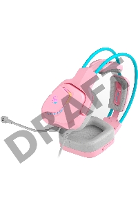 Наушники с микрофоном A4Tech Bloody G575 розовый/голубой (G575 /SKY PINK/ USB)