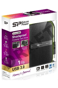 Жесткий диск Silicon Power USB 3.0 1Tb A60 SP010TBPHDA60S3K Armor 2.5