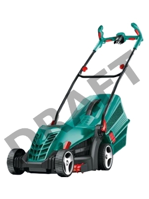 Газонокосилки Bosch ARM 34 06008A6101 Газонокосилка роторная { шир. 34см, Мотор Power drive, Момент 16Нм, 1300Вт, 40л, 11кг, 5 уровней кошения(20-70см); косит вдоль стен, складные Ergo ручки, комп. хранение }