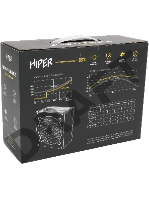Блок питания Hiper ATX 700W HPB-700D 80+ bronze (24+4+4pin) APFC 120mm fan 6xSATA