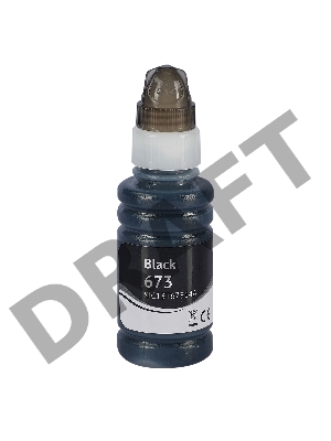 Контейнер с чернилами Sakura C13T67314A (673 BK) для Epson, черный, 3000 к., 70 мл.