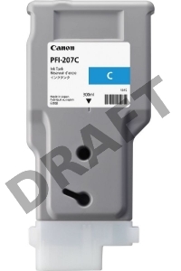 Картридж струйный Canon PFI-207 C голубой для для iPF680/685/780/785 300ml (8790B001)