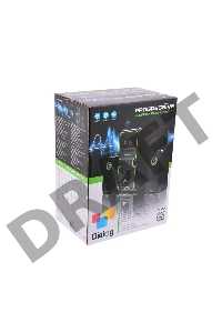 Колонки Dialog Progressive AP-222B BLACK - акустические колонки 2.1, 30W+2*10W RMS, Bluetooth, USB+SD reader