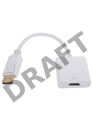 Переходник VCOM CG553 Кабель-переходник DisplayPort(M) => HDMI(F) 0.1m   