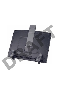 Держатель д/бумаг Aidata BH001B (настольный, зажим д/книг, черный)