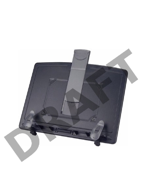 Держатель д/бумаг Aidata BH001B (настольный, зажим д/книг, черный)