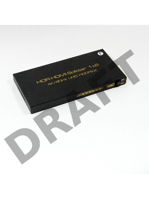 Разветвитель HDMI Spliitter 1=>8  2.0v, VCOM <DD428>