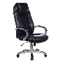 Кресло руководителя Бюрократ T-9923/BLACK-PU черный искусственная кожа