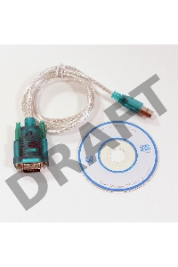 Кабель AM/Com port 9pin 1.2м VCOM адаптер USB -> RS232, DE9P (добавляет в систему новый COM порт), VUS7050