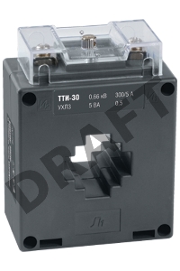 Трансформатор тока ТТИ-30 150/5А кл. точн. 0.5 5В.А ИЭК ITT20-2-05-0150
