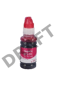 Контейнер с чернилами Sakura C13T67334A (673 M) для Epson, пурпурный, 5400 к., 70 мл.