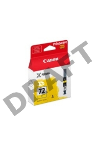 Картридж струйный PGI-72Y (6406B001), для Canon PRO-10, Желтый, 377 стр.
