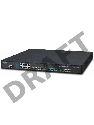 Управляемый коммутатор Planet L2+ 24-Port 10/100/1000T 802.3at POE+ plus 4-port 10G SFP+ Managed Switches with HardwLayer 3 12-Port 10G SFP+ + 8-Port 10/100/1000T Stackable Managed Switch with Dual 100~240V AC Redundant Power