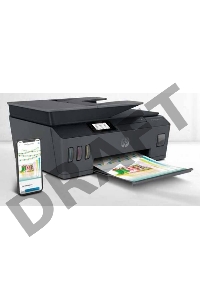 МФУ HP Smart Tank 615 AiO, струйный принтер/сканер/копир, (A4, 11/5 стр/мин, USB, Wi-Fi, BT, черный)