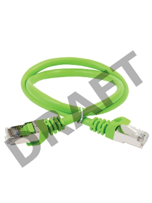Коммутационный шнур ITK (патч-корд), кат.5Е FTP, 3м, зеленый