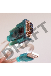 Кабель AM/Com port 9pin 1.2м VCOM адаптер USB -> RS232, DE9P (добавляет в систему новый COM порт), VUS7050