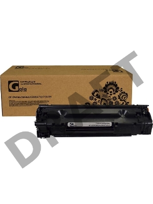 Тонер-картридж GalaPrint GP-CB435/436/CE285A/712/725 (тип CB435/436/CE285A/712/725), черный, 2000 стр., для HP P1005/P1006/P1007/P1008/P1505/P1505N/M1120/M1120N/M1522N/M1522NF/P1100/P1102/P1102W/M1130/M1132/1210/M1212nf/M1212nfw/M1217MF/Canon LBP-3010/301