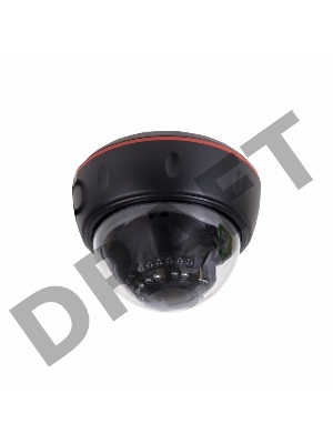 Купольная камера AHD 4.0Мп, объектив 2.8-12 мм., ИК до 30 м. (Корпус черный)