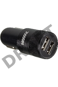 Автомобильное зар./устр. Wiiix UCC-2-10B 2.1A+1A универсальное черный