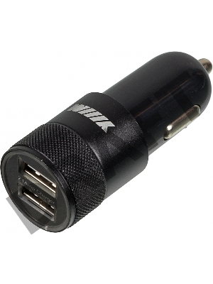 Автомобильное зар./устр. Wiiix UCC-2-10B 2.1A+1A универсальное черный