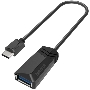 Адаптер Hama H-200312 00200312 USB Type-C (m) USB A(f) черный