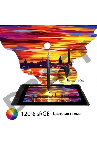 Планшет для рисования Huion Kamvas PRO 13 USB черный