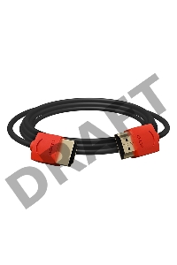 Greenconnect Кабель SLIM 1.5m HDMI 2.0, красные коннекторы Slim, OD3.8mm, HDR 4:2:2, Ultra HD, 4K 60 fps 60Hz, 3D, AUDIO, 18.0 Гбит/с, 32/32 AWG, GCR-51214 Greenconnect Кабель SLIM 1.5m HDMI 2.0, красные коннекторы Slim, OD3.8mm, HDR 4:2:2, Ultra HD, 4K 6