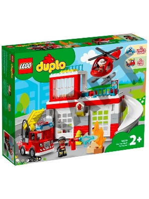Конструктор Lego Duplo Town Fire Station & Helicopter пластик (10970)