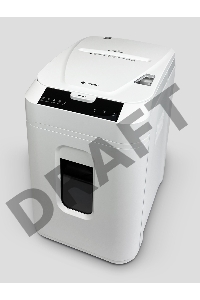 Шредер Heleos АП40-5 белый с автоподачей (секр.P-5) фрагменты 180лист. 37лтр. скрепки скобы пл.карты