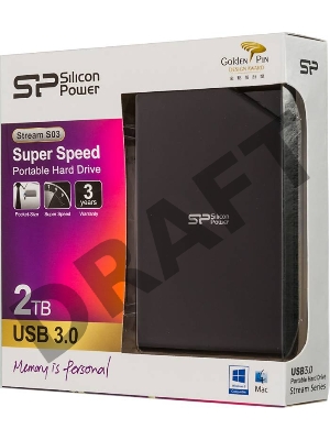 Внешний жесткий диск Silicon Power USB 3.0 2Tb S03 Stream 2.5