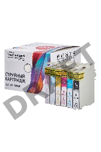 Набор струйных картриджей Sakura C13T04874010 (T0487-T0481/ T0482/ T0483/ T0484/ T0485/ T0486) для Epson, мультипак, 16 мл., 460 к.