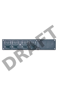 Панель обходного режима APC Service Bypass Panel- 230V, 50A, MBB, Hardwire input, (4) IEC-320 C19 Output
