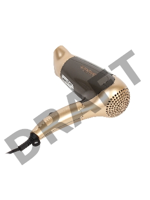 Фен Endever Aurora 451, Мощность 2000 Вт, 2 режима мощности, защита от перегрева, складная ручка