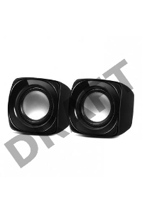 Колонки Sven 120 2.0 черный 5Вт