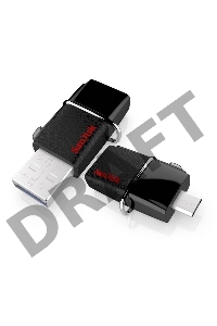 Флеш Диск Sandisk 16Gb Ultra Dual SDDD2-016G-GAM46 USB3.0 черный