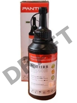 Заправочный комплект Pantum PC-211RB, Black черный (тонер на 1600 стр.+ чип), для P2200/P2207/P2507/P2500W/M6500/M6550/M6607