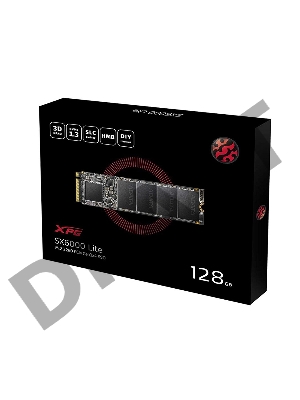 Накопитель SSD M.2 ADATA 128Gb SX6000 Lite <ASX6000LNP-128GT-C> (PCI-E 3.0 x4, up to 1800/600Mbs, 3D TLC, NVMe 1.3, 22x80mm)