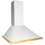 Вытяжка каминная Elikor Оптима 50П-400-П3Л белый управление: ползунковое (1 мотор)