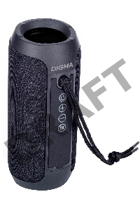 Колонка порт. Digma D-PS1510 черный 10W 2.0 BT 10м 1200mAh