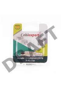 Разьем Cablexpert TVPL-02, TV (мама), блистер